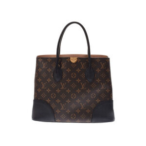 Louis Vuitton Monogram Flandrin Brown Black Leather Bag
